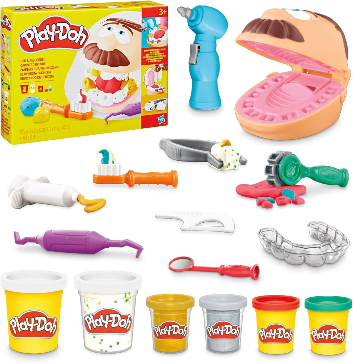 Play-Doh Dr. Wackelzahn Zahnarzt-Knetset