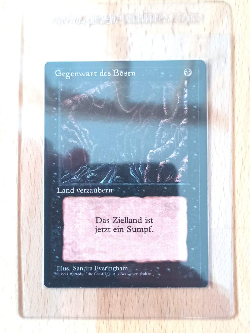 Magic the Gathering - Karte - Foreign Limited - Gegenwart des Bösen