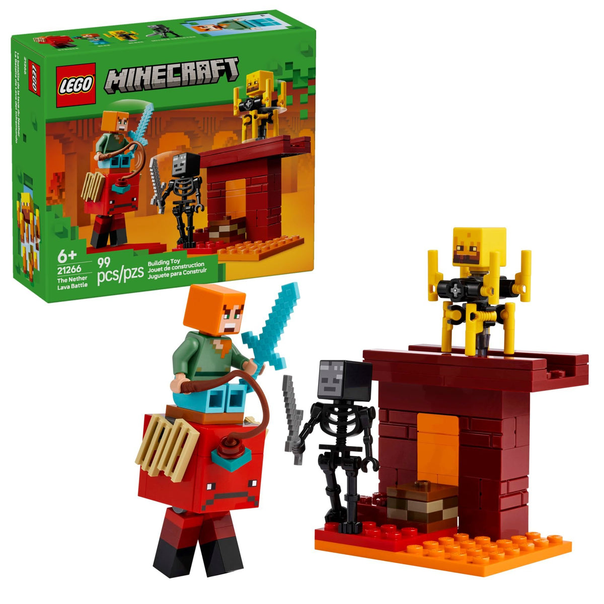 LEGO Minecraft Das Lava-Duell im Nether (21256)