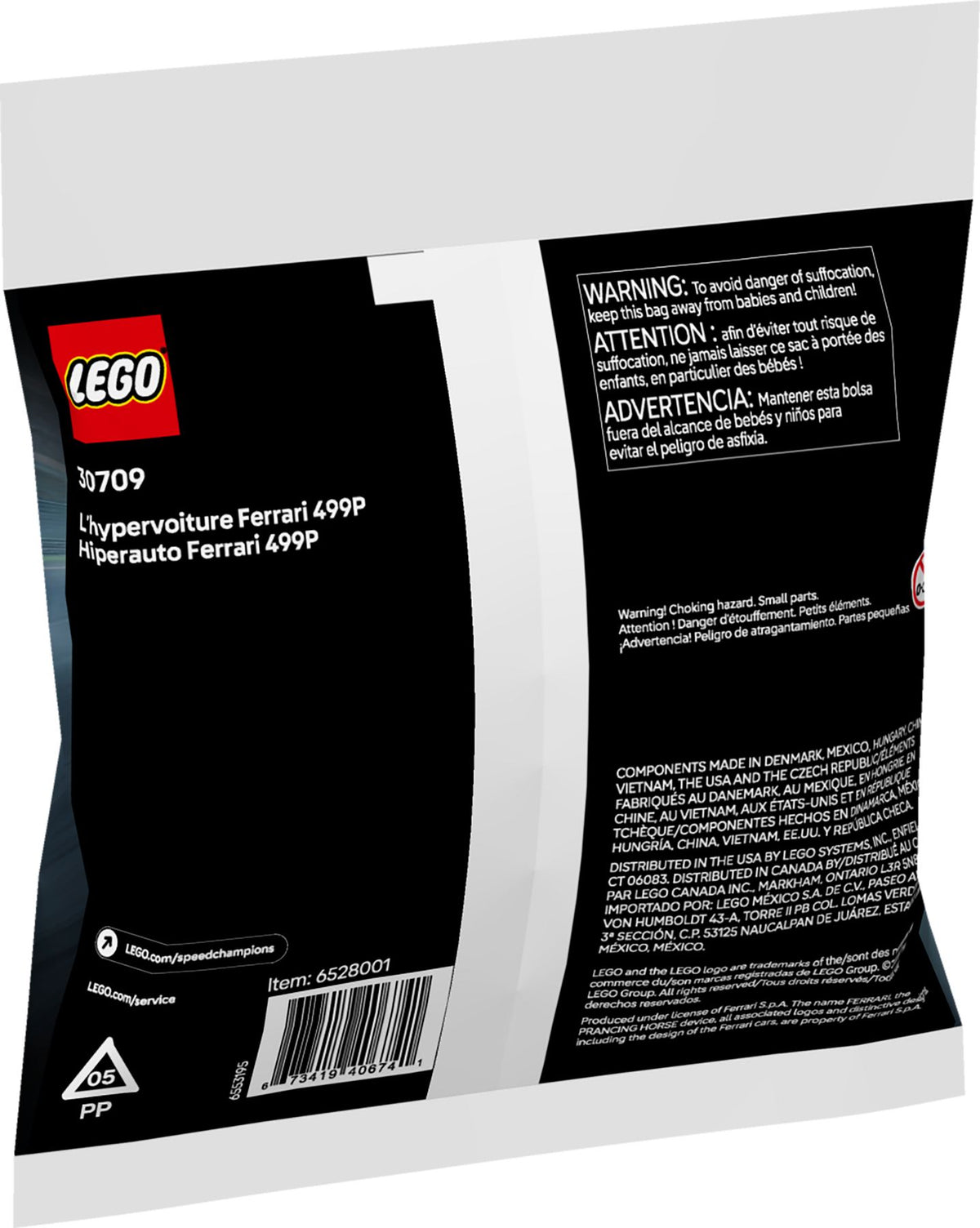 LEGO® Speed Champions 30709 Ferrari 499P Supersportwagen - 62 Teile