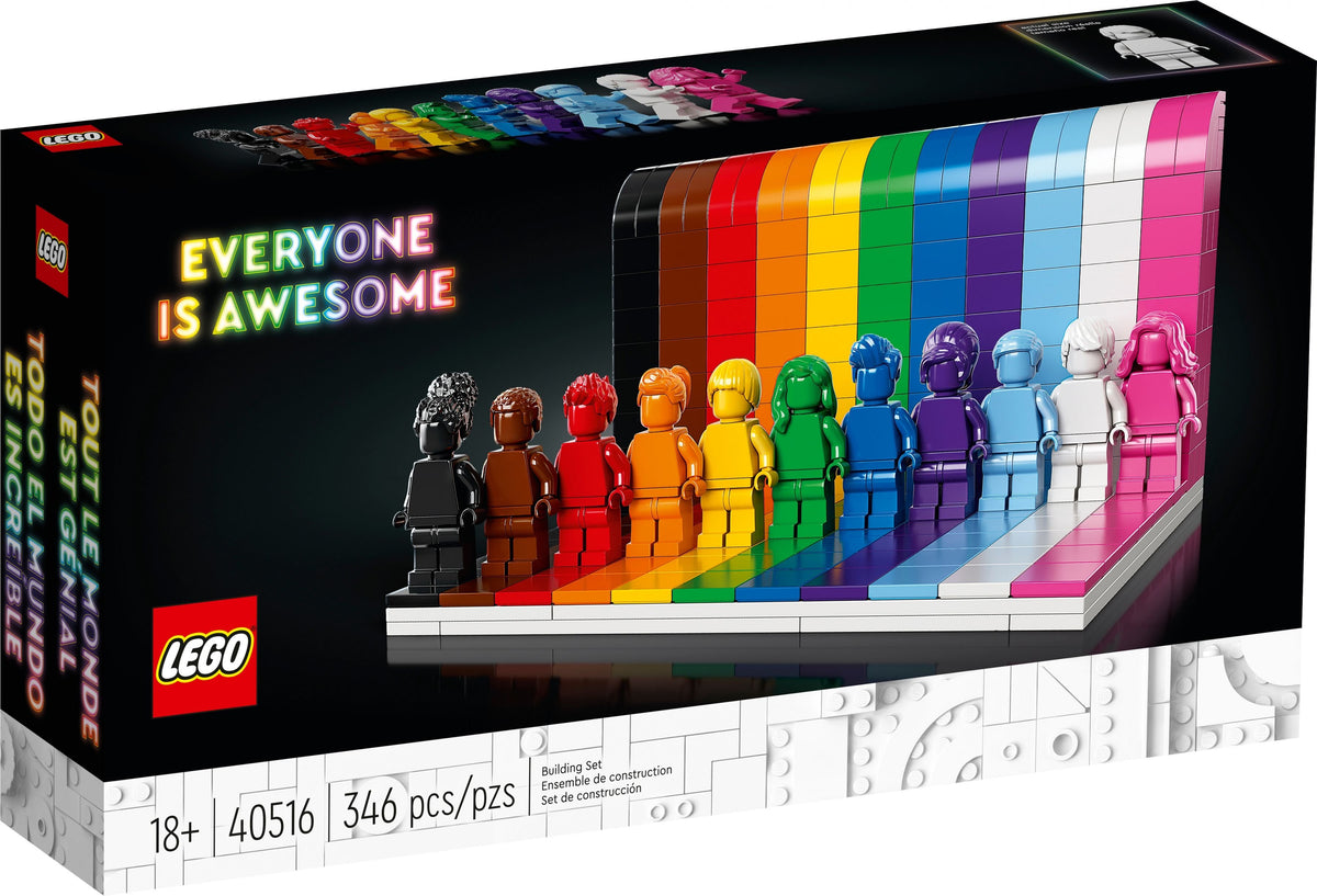 LEGO® 40516 Everyone Is Awesome - Pride Regenbogen Bauset (346 Teile)