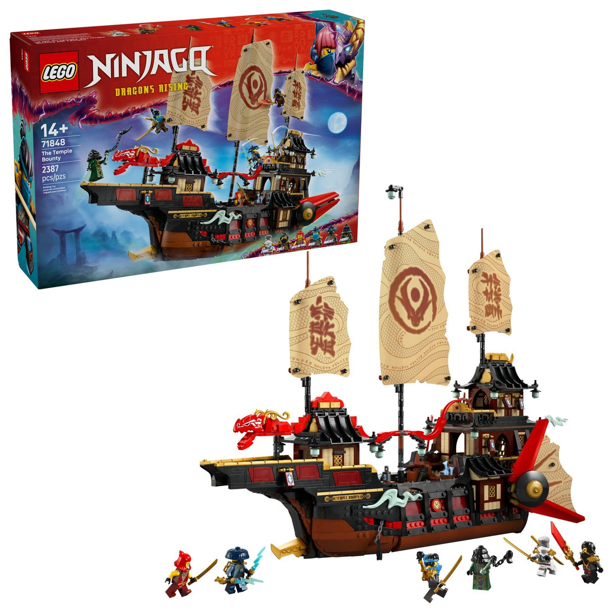 LEGO® Ninjago 71848 Der Tempel-Flugsegler