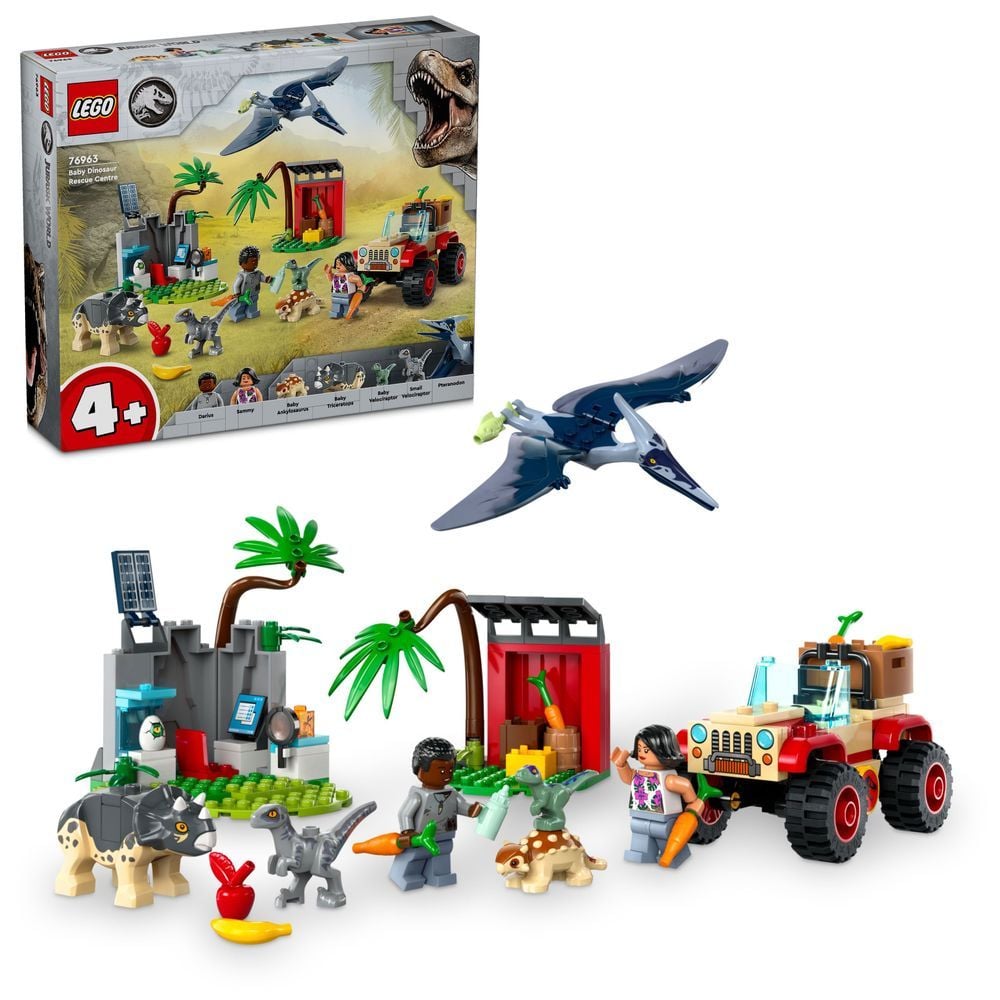 LEGO® Jurassic World 76963 Rettungszentrum für Baby-Dinos