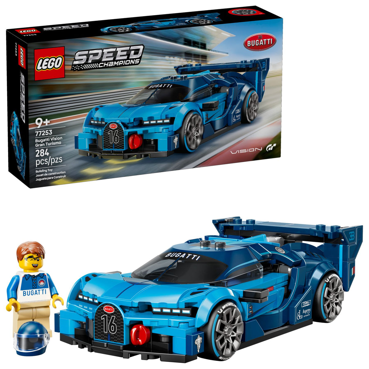 LEGO Speed Champions Bugatti Vision GT Hypersportwagen 76909