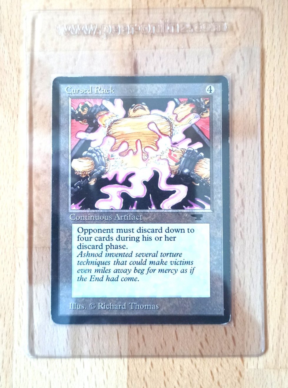 Magic the Gathering - Karte - Antiquities - Cursed Rack - Peer Online Shop