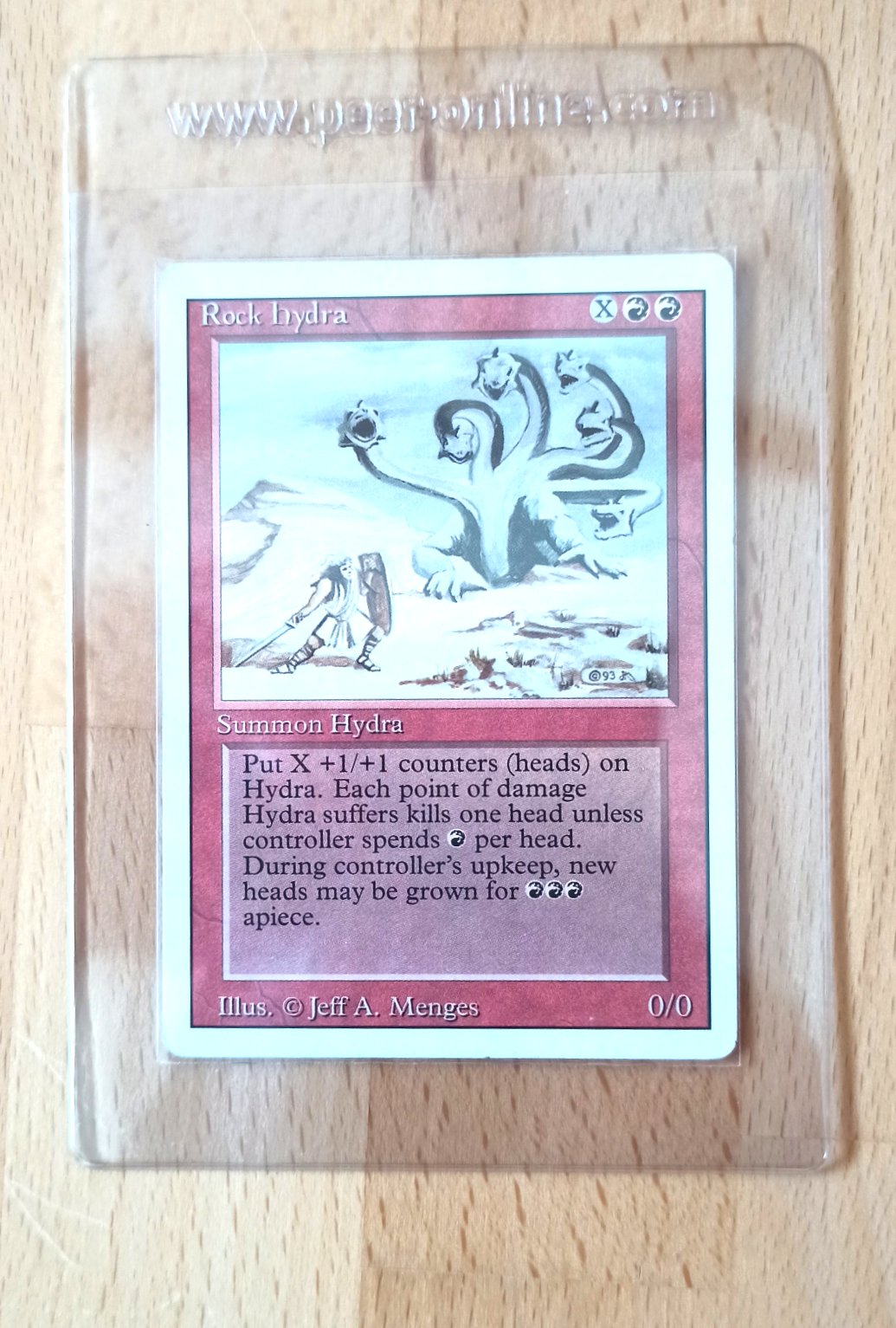 Magic the Gathering - Karte - Revised - Rock Hydra - Reserved List - Peer Online Shop