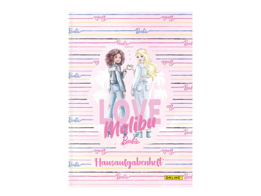 Barbie Hausaufgabenheft A5 - sortiert