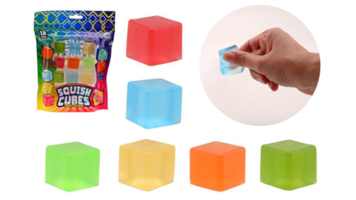 TRITON-X Squishy Eiswürfel – 4 Stück