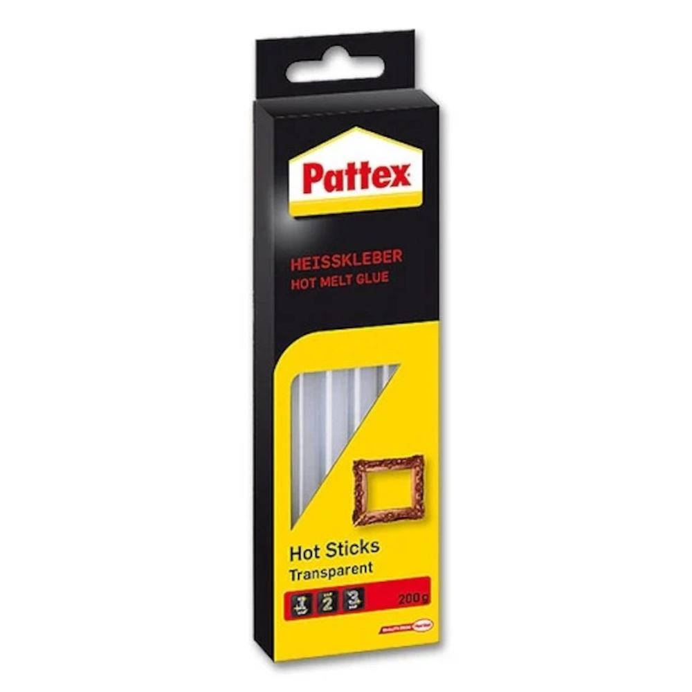 Pattex Hot Sticks Heißklebesticks transparent, 200 g
