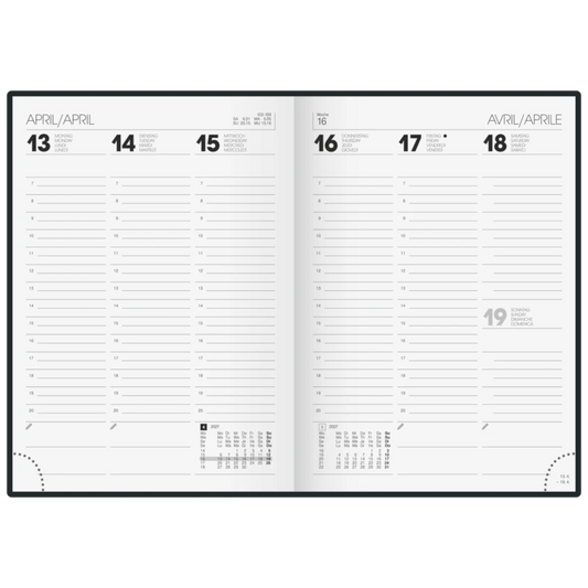 BRUNNEN Buchkalender A5 Sunbirds 2027