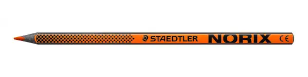 STAEDTLER NORIX 186 Buntstift Orange, weiche 3-mm-Mine