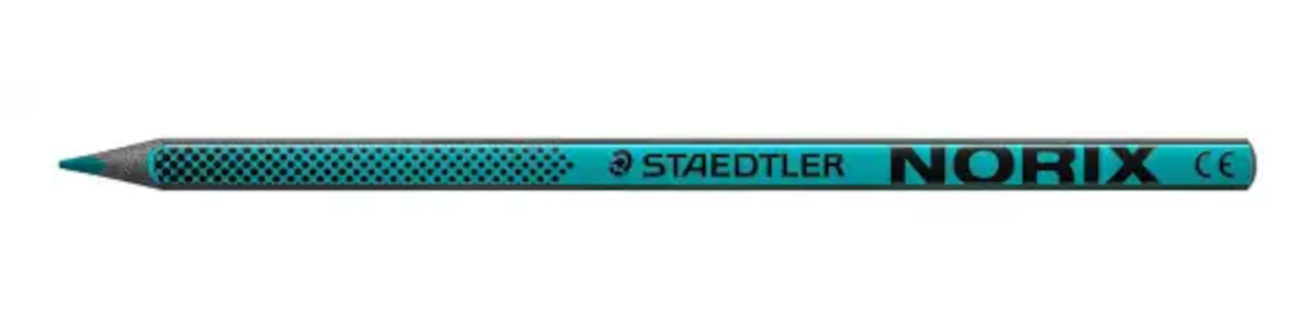 STAEDTLER NORIX 186 Buntstift Türkis, weiche 3-mm-Mine