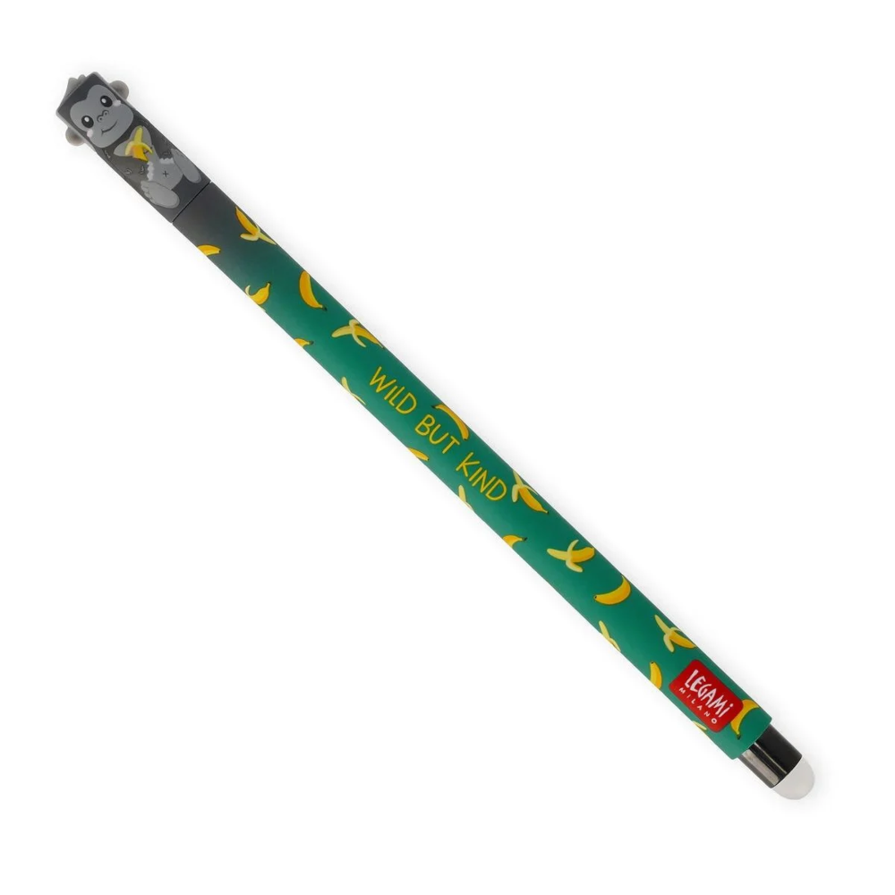 Legami Löschbarer Gelstift Gorilla | Erasable Pen 0,7 mm