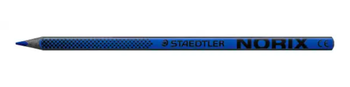 STAEDTLER NORIX 186 Buntstift Blau, weiche 3-mm-Mine
