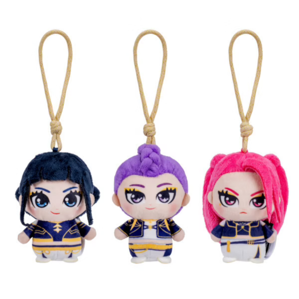KPop Demon Hunters Plüschanhänger 10 cm, 1 Stück, zufälliges Design