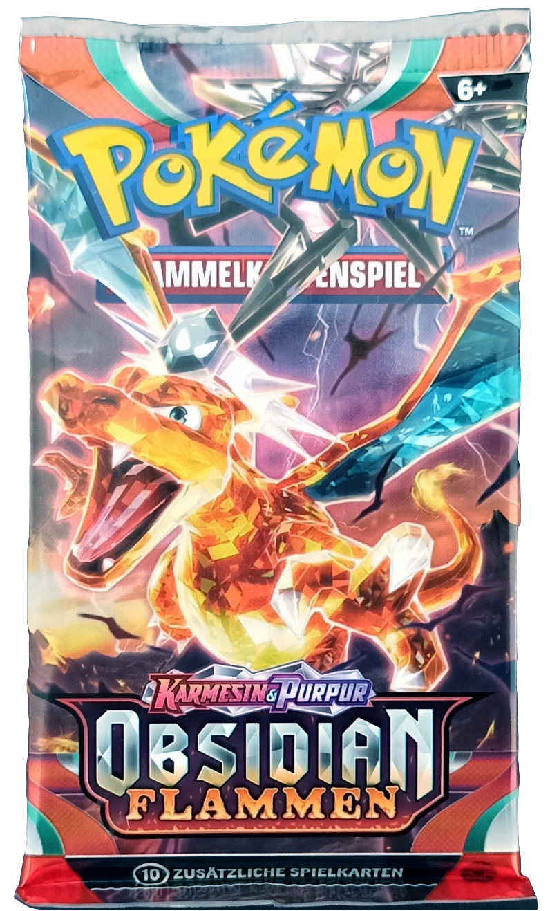Pokémon Obsidian Flammen - DEUTSCH - 1 Booster