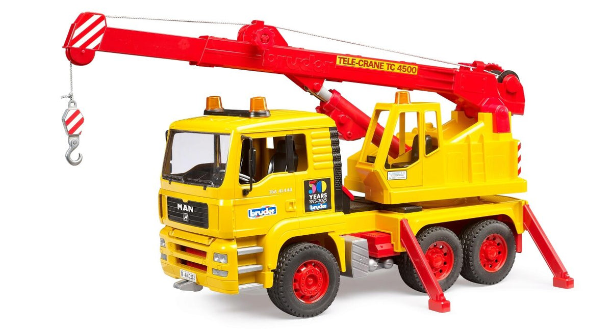 BRUDER Kran LKW-MAN TGA - 50 Jahre Jubiläums-Limited-Edition
