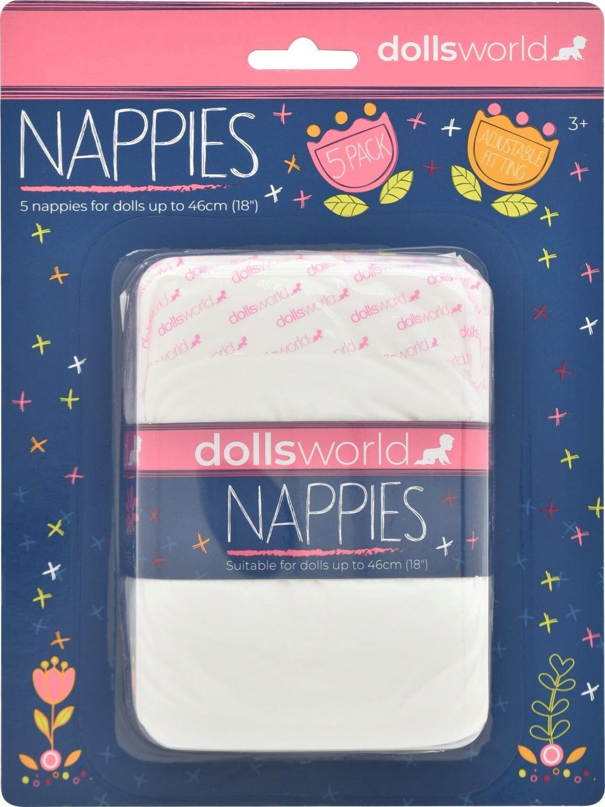 Dolls World Puppenwindeln Vorteilspack