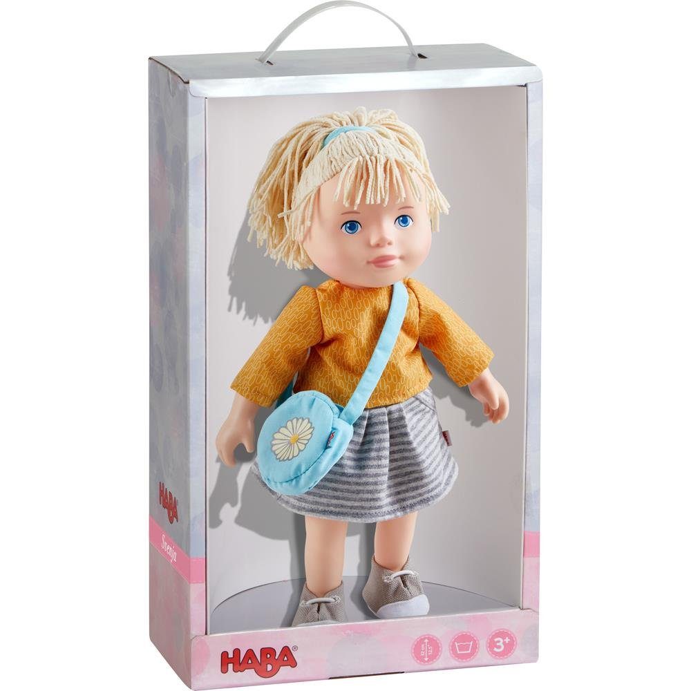 HABA Puppe Svenja Stoffpuppe 32cm - Weichkörperpuppe mit Kleidung (1 Stück)