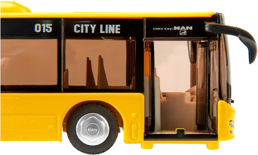siku MAN Lion's City Stadtbus - Originalgetreues Spielzeugmodell im MaĂźstab 1:50