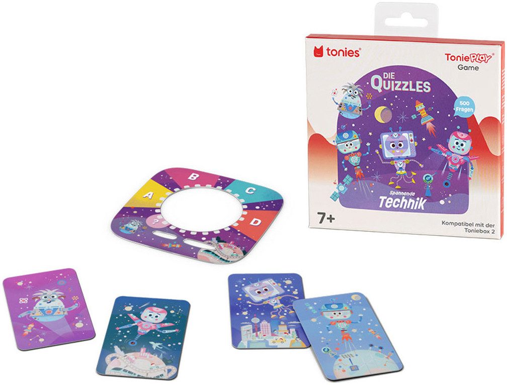 Tonieplay Game S - Die Quizzles: Spannende Technik - Das ultimative Technik-Quiz für clevere Kids ab 7