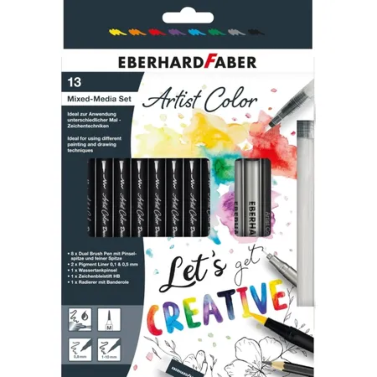 Mixed Media Artist Color Set - 13 Teile