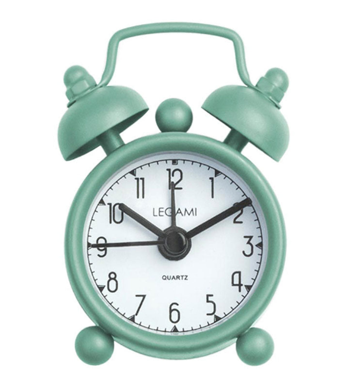 Legami Mini Tick Tock Wecker Vintage Green, H 6,5 cm