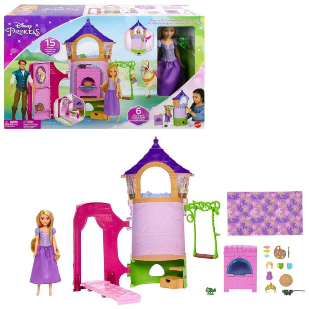 Disney Prinzessin Rapunzel Turm Spielset - Interaktives Märchen-Abenteuer