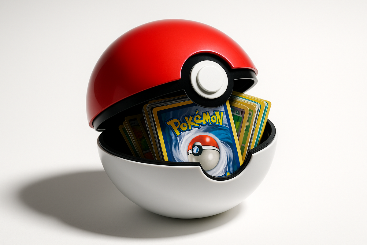 Pokéball Kartenaufbewahrung