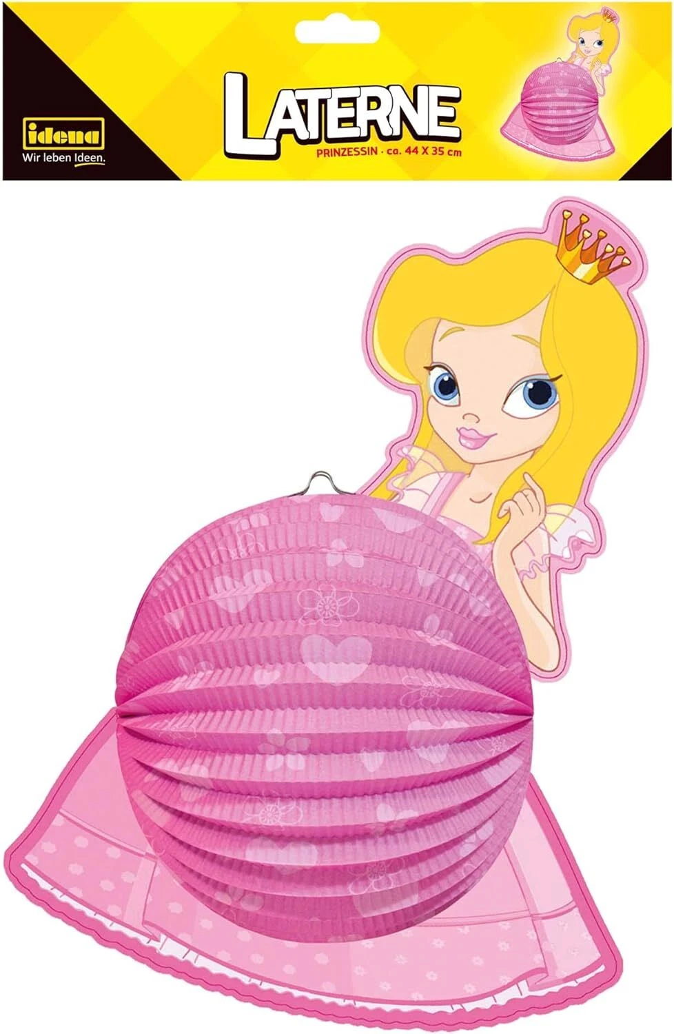 Idena Prinzessin Laterne 44x35cm - Magisches Licht für kleine Träumer