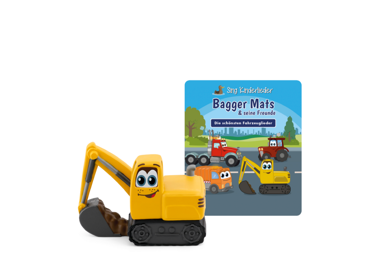 Bagger Mats & seine Freunde - 20 Fahrzeuglieder für Kinder