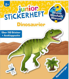 Ravensburger junior-Stickerheft Dinosaurier – über 150 Sticker