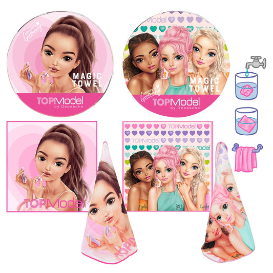 TOPModel 1x Magisches Handtuch BEAUTY and ME - 2 Designs