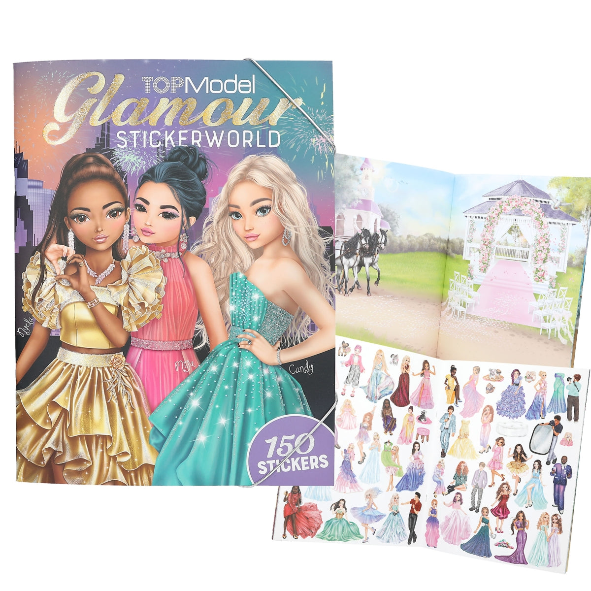 TOPModel Glamour Stickerworld - Stickerbuch DEPESCHE