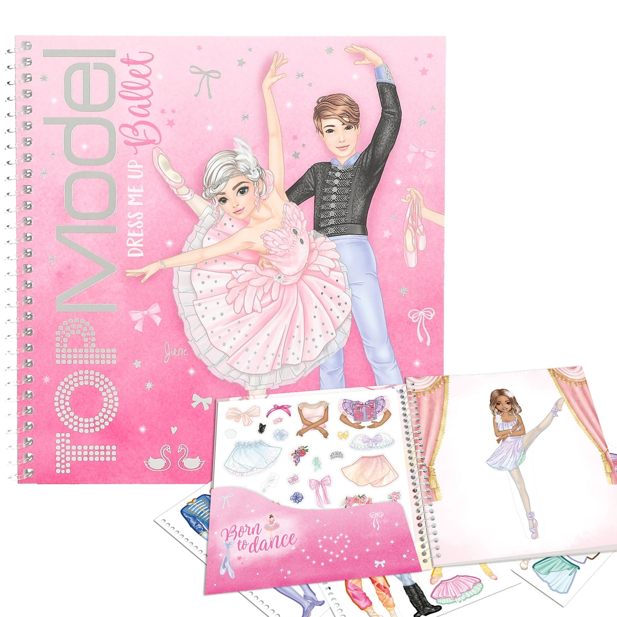 TOPModel Dress Me Up Stickerbuch BALLET - Kreative Ballett-Styles
