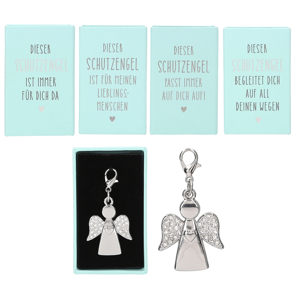 Schutzengel Schmuckanhänger in Geschenkschachtel