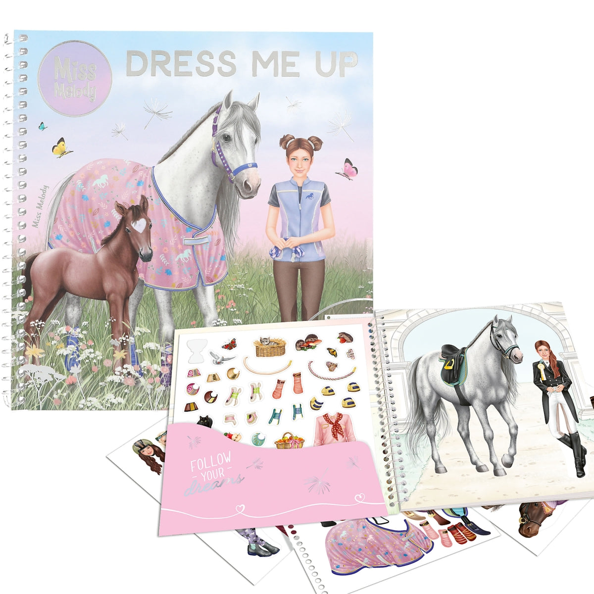 Miss Melody Dress Me Up - Sticker- und Malbuch