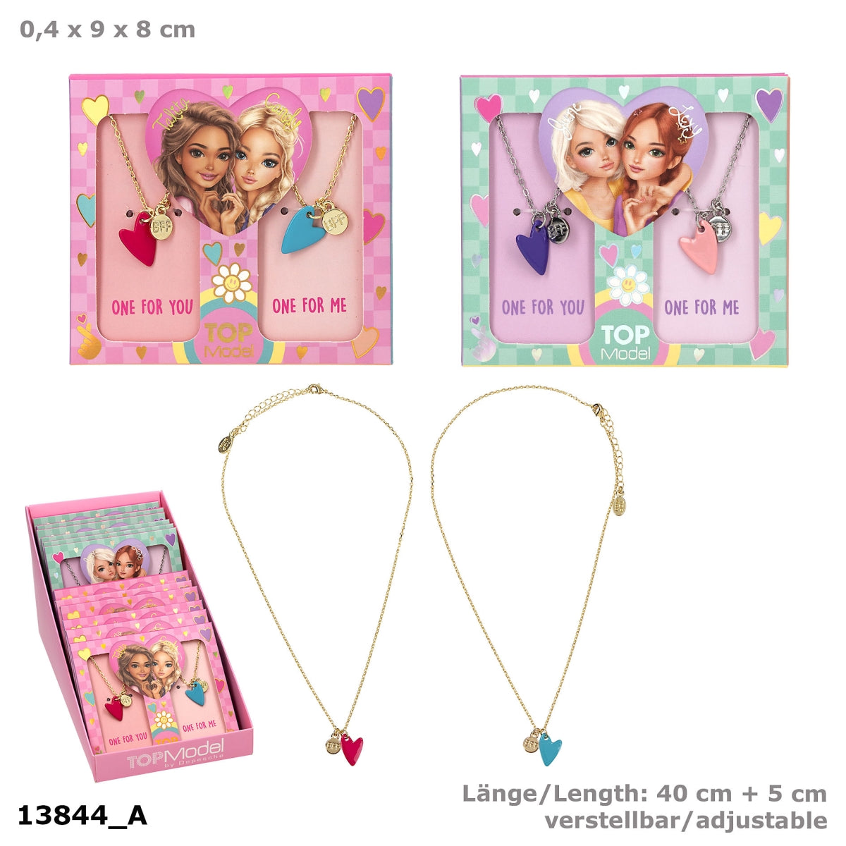 TOPModel BFF Ketten-Set, 2 Halsketten, 1 Set zufälliges Design