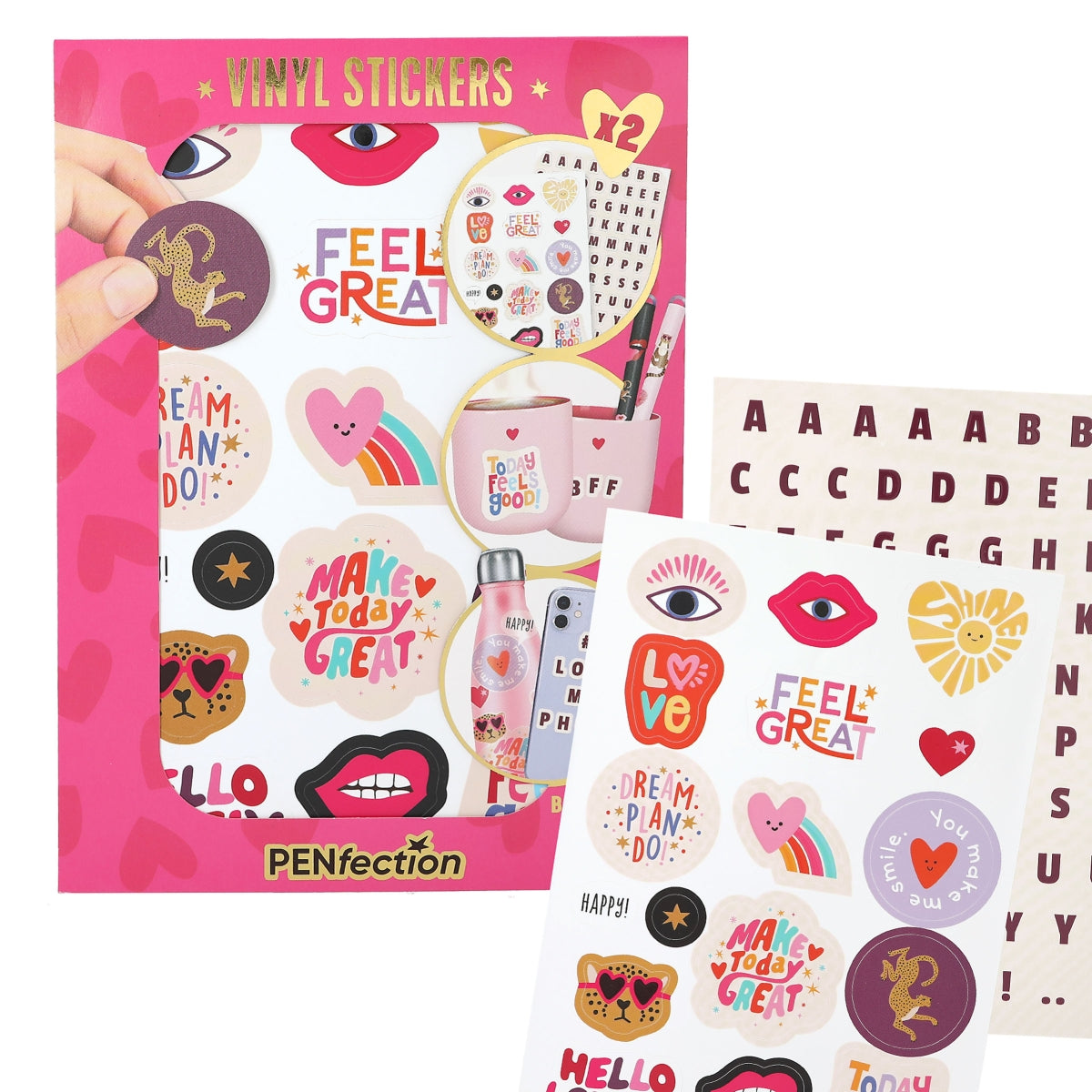 PENfection Sticker Set - Kreative Aufkleber für Kinder