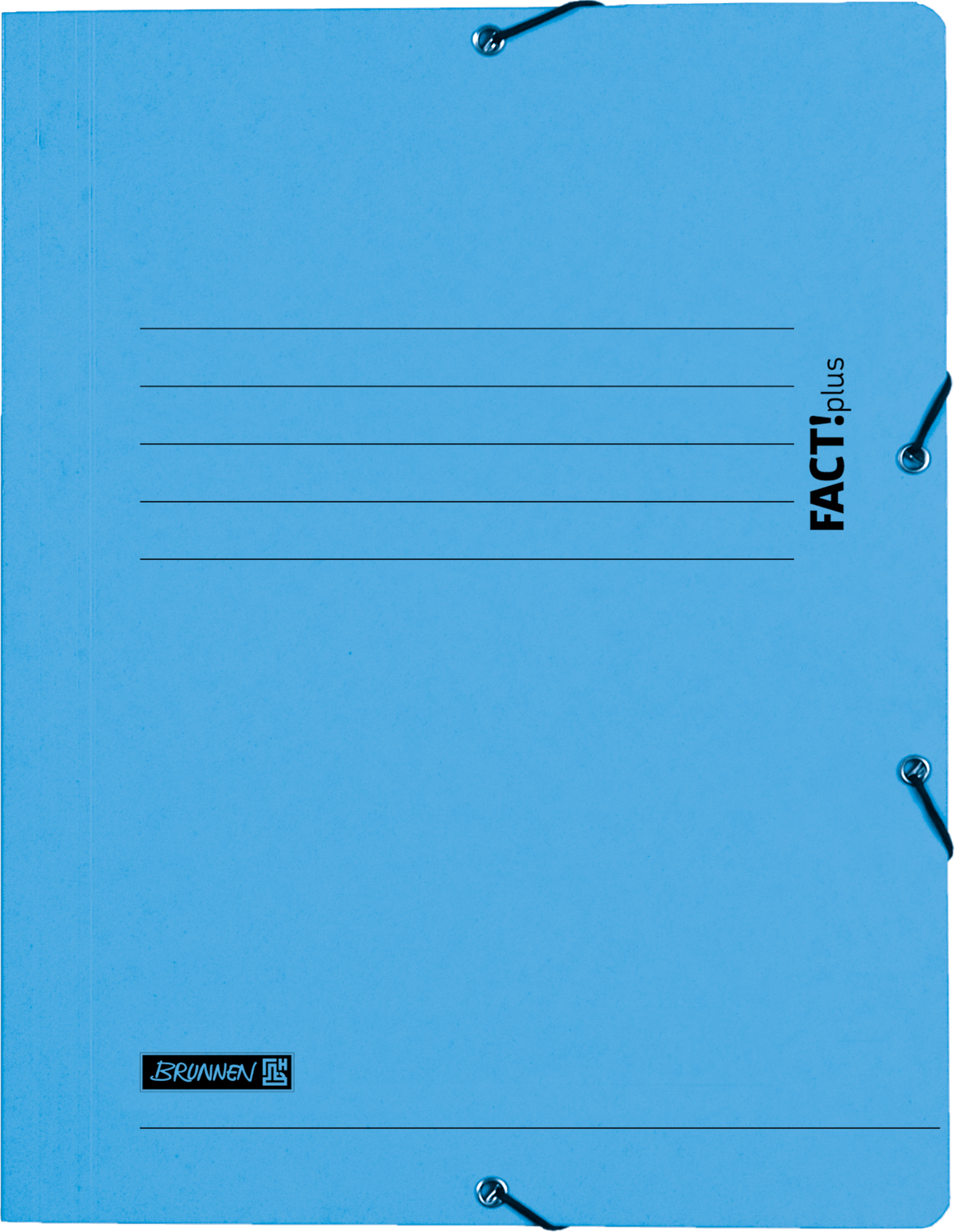 Premium Sammelmappe A4 mit Gummizug - Hellblau