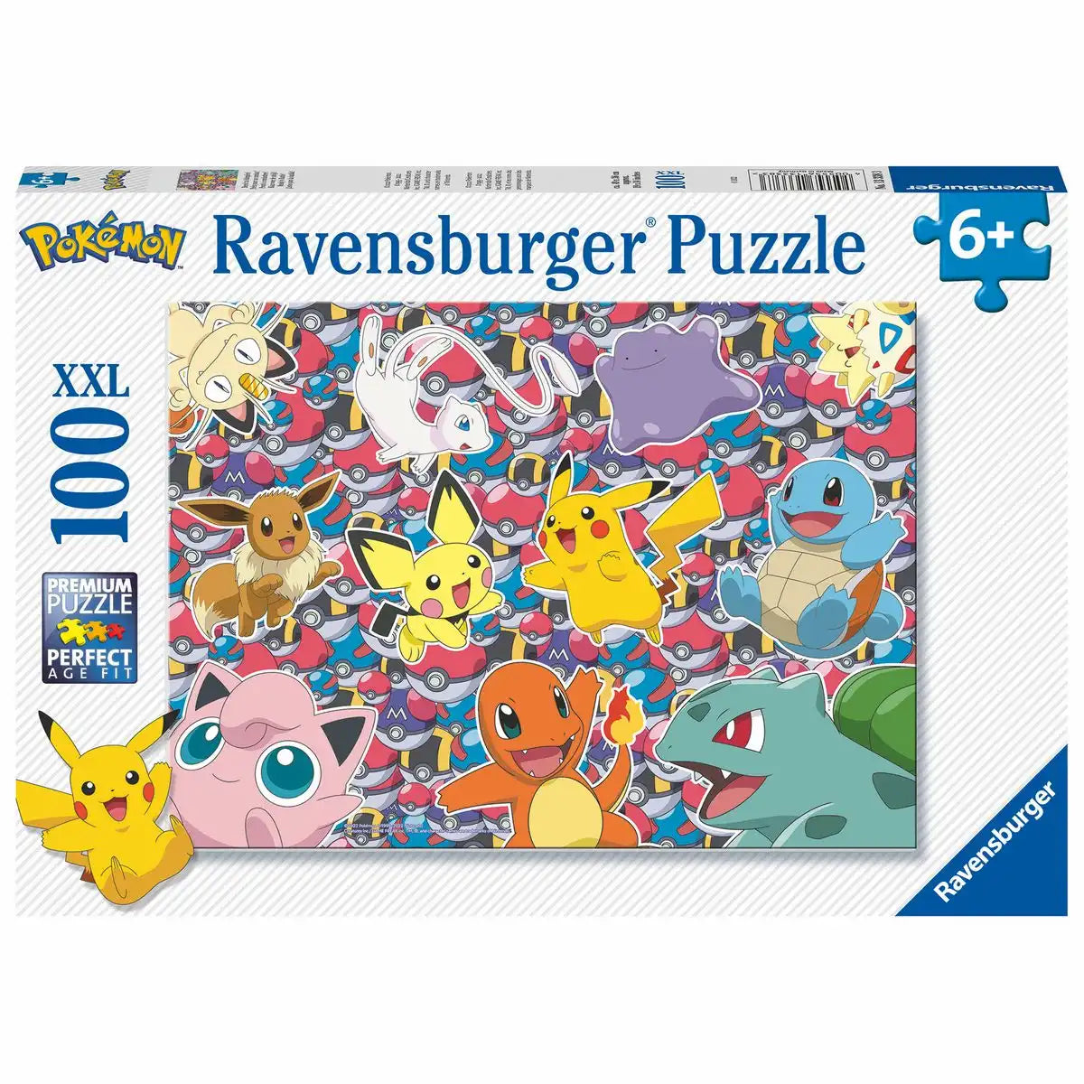 Ravensburger Pokémon Puzzle 'Bereit zu kämpfen!' - 100 Teile Kinderpuzzle ab 6 Jahren