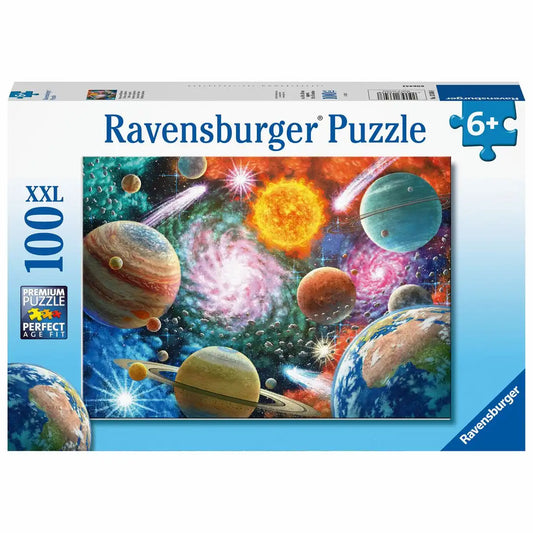 Ravensburger Puzzle Sterne und Planeten - 100 Teile Weltraum-Abenteuer für Kinder