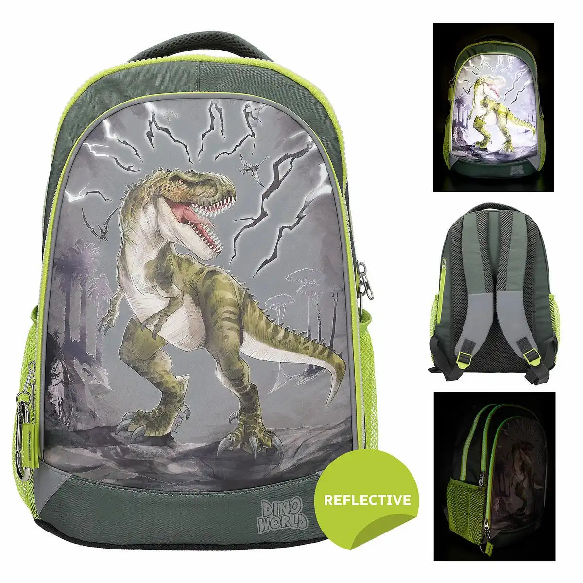 DEPESCHE DINO World Schulrucksack - Reflektierend & Sicher für Schulkinder