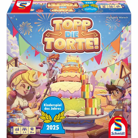 Kinderspiel Topp die Torte! Kinderspiel des Jahres 2025