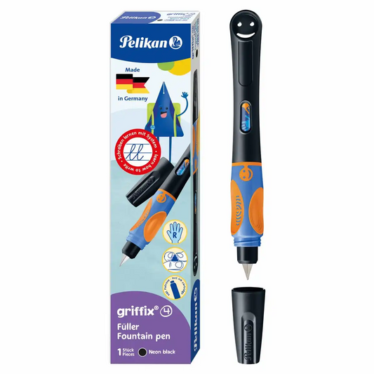 Pelikan griffix Füller RH neonblack für Rechtshänder