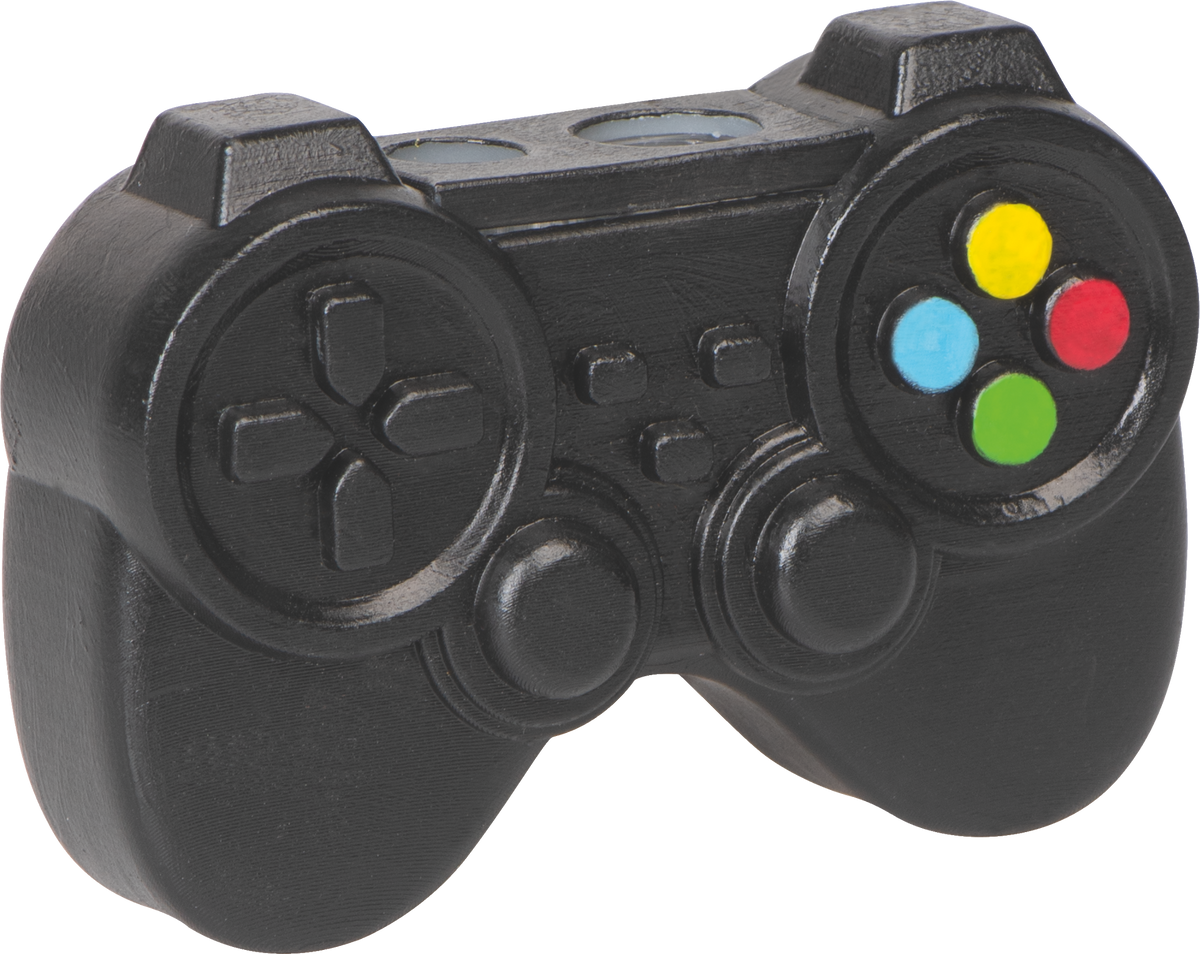 Dosenspitzer Gamepad schwarz - Doppelspitzer mit Behälter