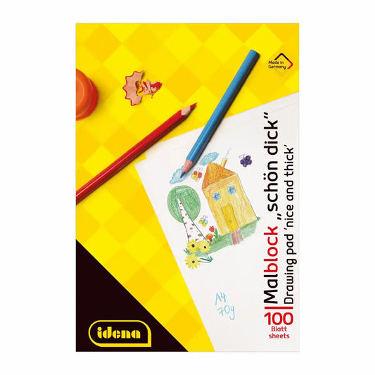 Idena Malblock Premium DIN A4 - 100 Blatt 70g/m² Zeichenpapier
