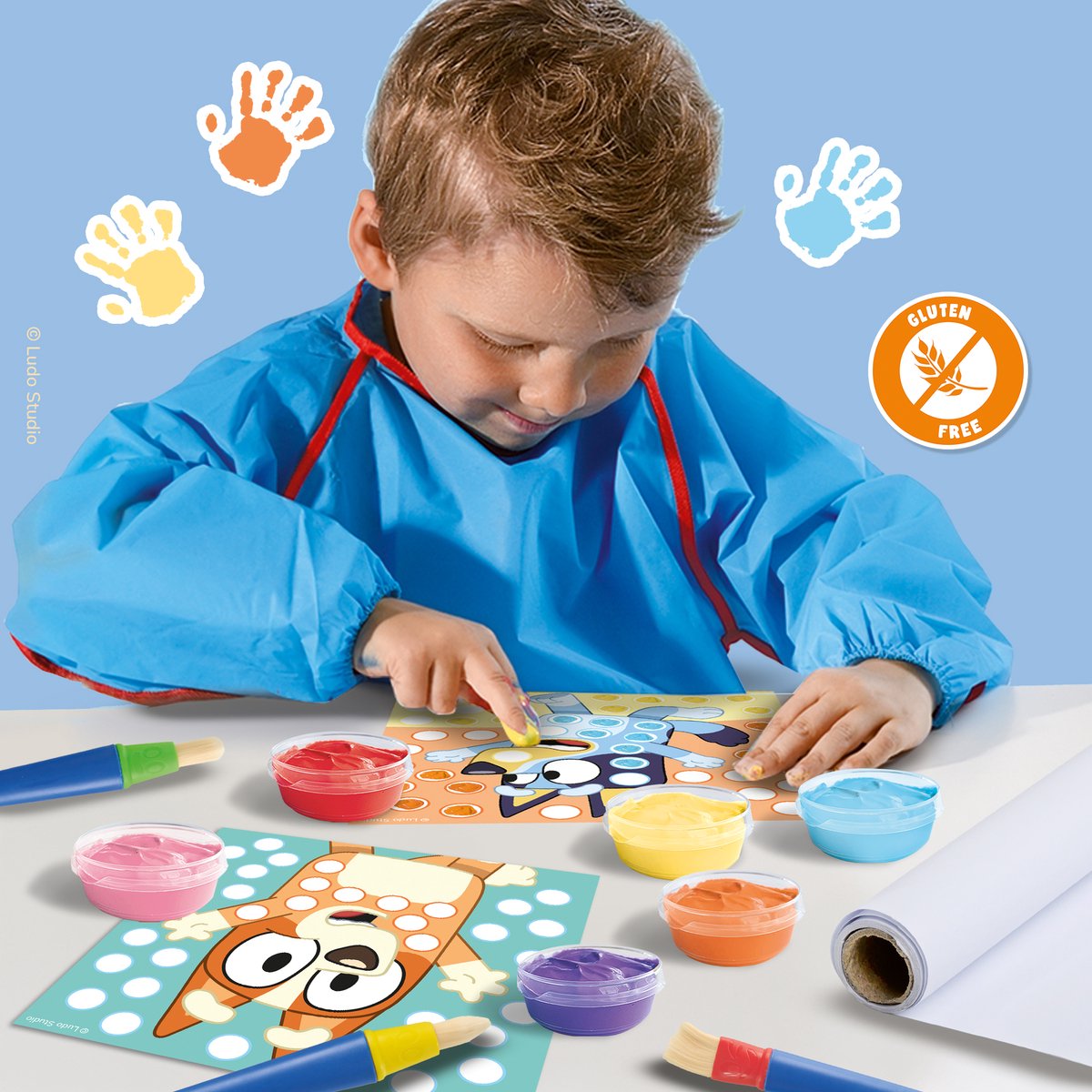 Bluey Fingerfarben Mega-Set - Kreative Malfreude für Kinder