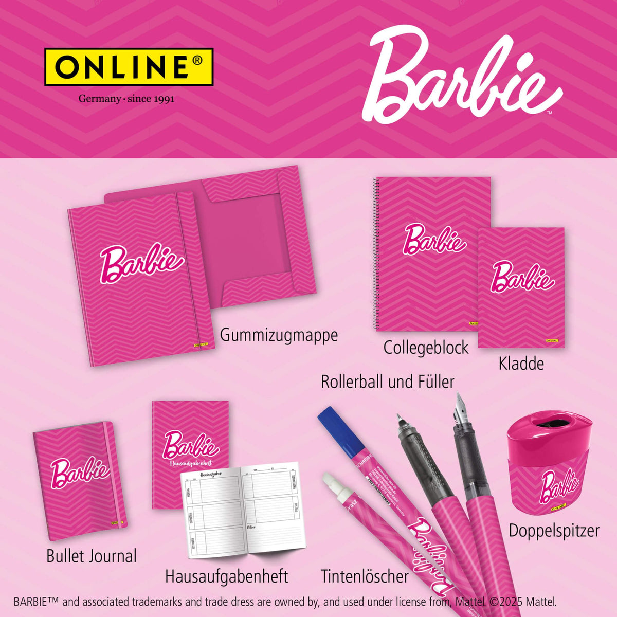 BARBIE Notizheft DIN A5 - sortiert (zufälliges Design)
