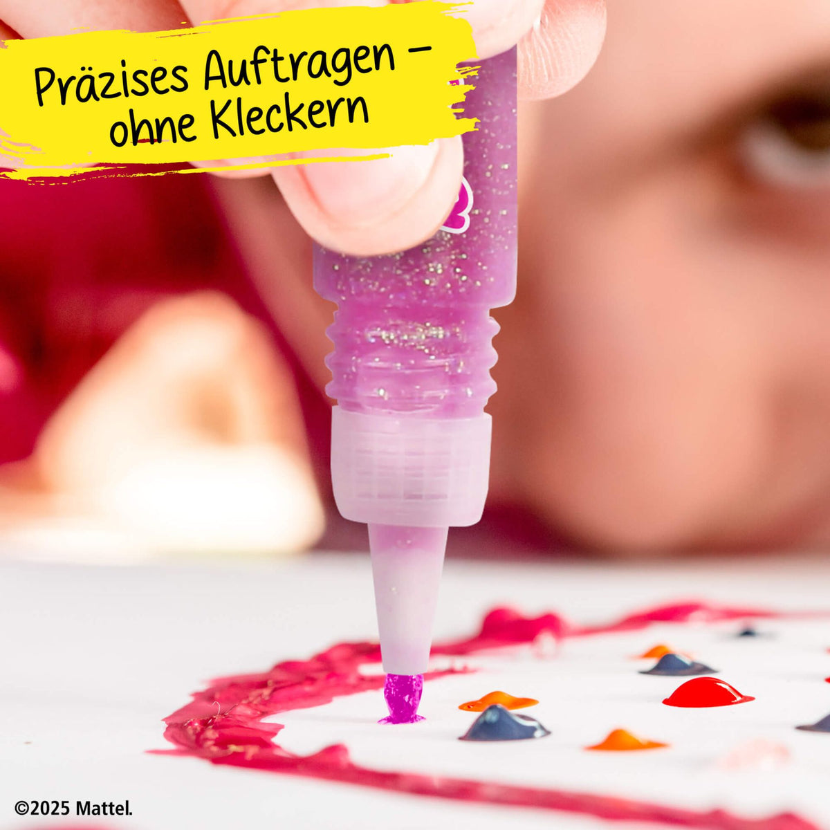 Barbie Glitter Glue 6er-Set - Glitzer Kleber für Kinder